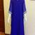 Royal blue luxury dubai farasha kaftan
