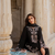 Black embroidery work satin kurta with pant & dupatta