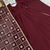 Maroon roman chanderi gown with pant & heavy zari work dupatta