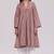 Brown stripe cotton kurta