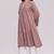 Brown stripe cotton kurta