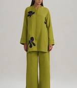Lime green botanical co-ord set