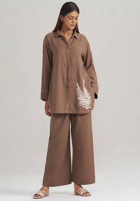 Chocolate and fern co-ord set 1