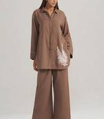 Chocolate and fern co-ord set