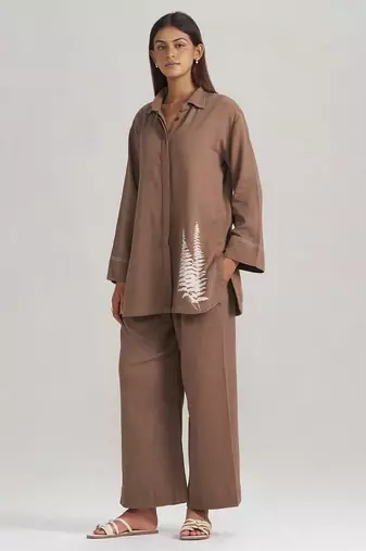 Chocolate and fern co-ord set