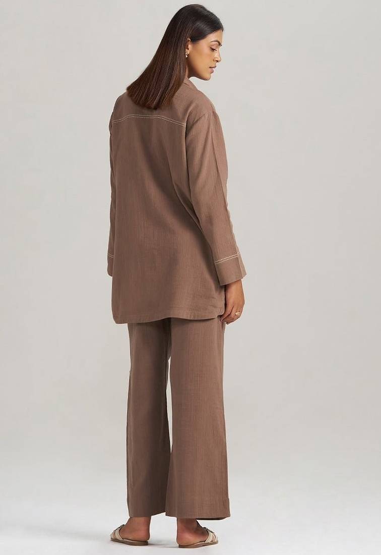 Chocolate and fern co-ord set
