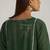 Mehndi green hand-printed mul-mul tunic