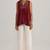 Maroon embroidered mul-mul tunic