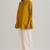 Mustard mul-mul embroidered tunic