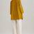 Mustard mul-mul embroidered tunic