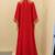 Red elegant beaded arabic kaftan