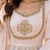 Baby pink cotton gota patti handwork anarkali suit set