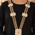 Black rayon handwork suit set