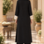 Black rayon handwork suit set