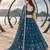 MOR PEACH BLUE CHIQU NET THREAD WITH ZARI AND SEQUINCE WORK FESTIVE LEHENGA CHOLI SET FOR WOMEN'S
