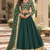 Green cotton gota patti lehenga set