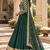 Green cotton gota patti lehenga set