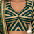 Green cotton gota patti lehenga set