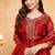 Chiku sequins embroidered silk kurta plazzo dupatta set for women