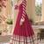 Rosegold cotton gotapatti anarkali suit