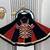 Black Multicolour Thread Navratri Lehenga Choli