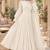 White cotton pleated anarkali suit