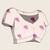 Light pink digital print with jari border linan saree with blouse