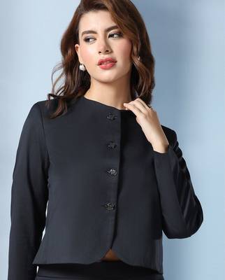 Striped single-breasted blazers 1