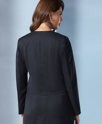 Striped single-breasted blazers 2