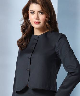 Striped single-breasted blazers 5