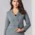 Notch-lapel long sleeves double-breasted blazer