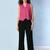 Women hot pink waistcoat