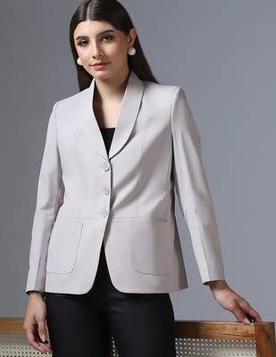 Single-breasted formal blazer 1