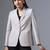 Single-breasted formal blazer