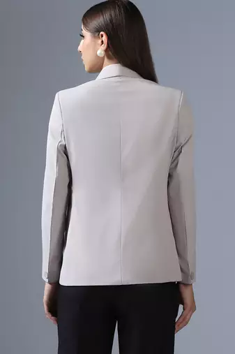Single-breasted formal blazer