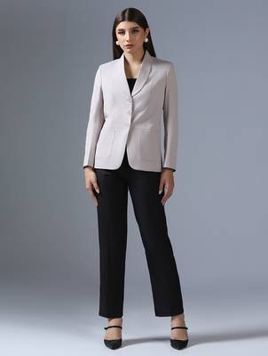 Single-breasted formal blazer 3