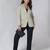 Notched lapel single breasted blazer