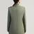 Single breasted notched collar longline blazer