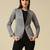 Women grey single breasted blazer