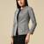 Women grey single breasted blazer