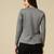 Women grey single breasted blazer