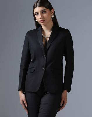 Single-breasted formal blazer 1