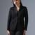 Single-breasted formal blazer