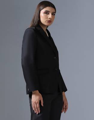 Single-breasted formal blazer 5