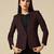 Women maroon single breasted blazer