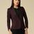 Women maroon single breasted blazer