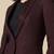 Women maroon single breasted blazer