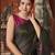 Black khadi cotton with natural texture jhallar festive wear saree