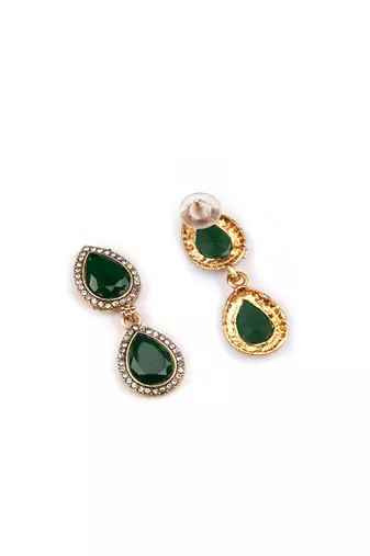 Gold plated south indian temple necklace set for women wedding wear