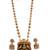 South indian long mala gold necklace set for women
